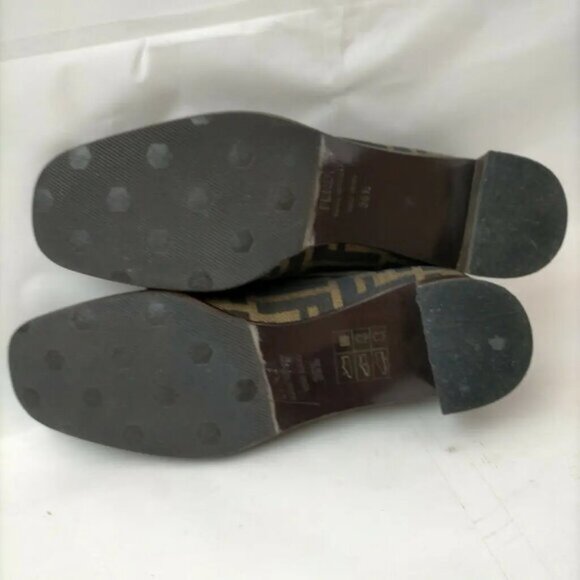 Fendi Pumps Zucca Browns Shoes 112-121921 - Picture 7 of 10